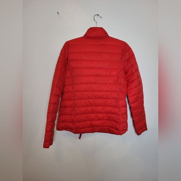 Old Navy Go-H2O Water Resistant Puffer Jacket Narrow Channel Robbie Red Small - Picture 7 of 9